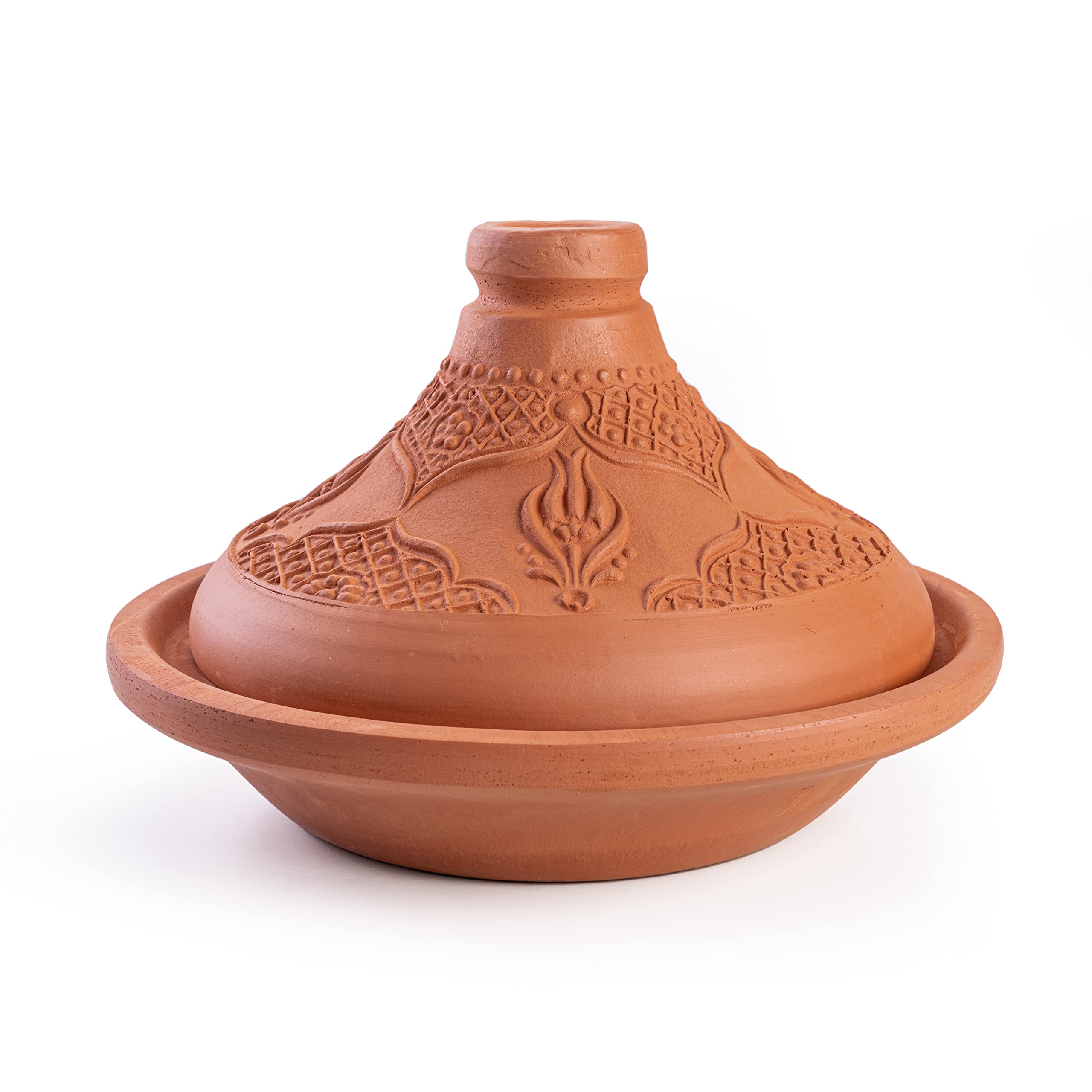 Handmade Moroccan Tajin Set - Elevate Your Culinary Journey with Authentic Terracotta Clay Cooking